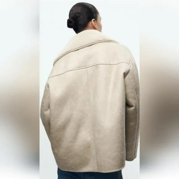 ZARA RELAXED DOUBLE FACED JACKET ZW COLLECTION - Picture 7 of 11